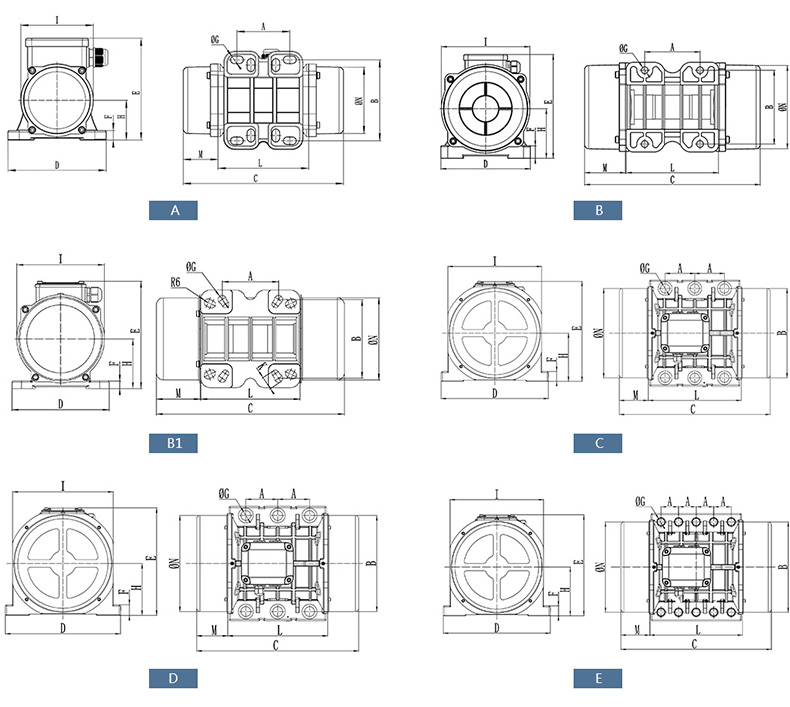 振動(dòng)電機(jī)型號(hào)規(guī)格參數(shù)表
